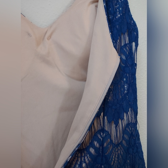 B. Darlin Lace and Tulle Fit and Flare Dress, Size 9/10 - Picture 9 of 9